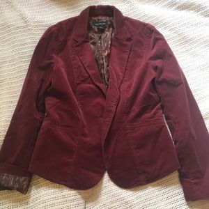 Calvin Klein Burgundy Blazer